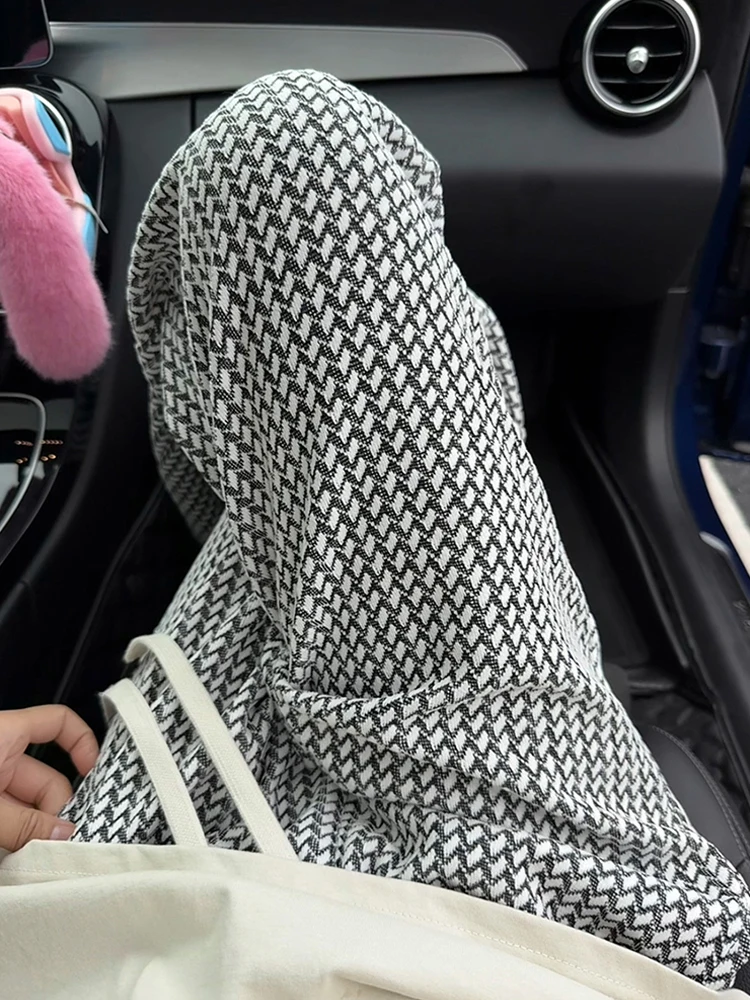 

American Sle Fibone Pattern Spor Casual Pants Men's Autumn Straight Leg Drapey Loose Fit Comfortable Retro Sle Trousers