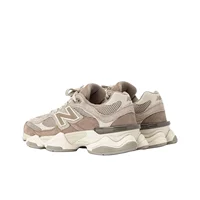 New Balance NB 9060 Chaussures de course pour hommes, coupe basse, gris marron 3