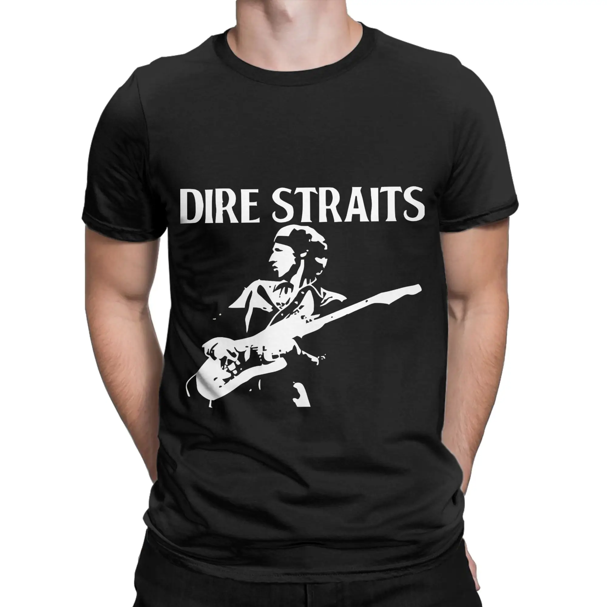Camiseta de algodón 100% con gráfico divertido de Music Of Dire STRAITS, camisetas de Dire Straits para hombres