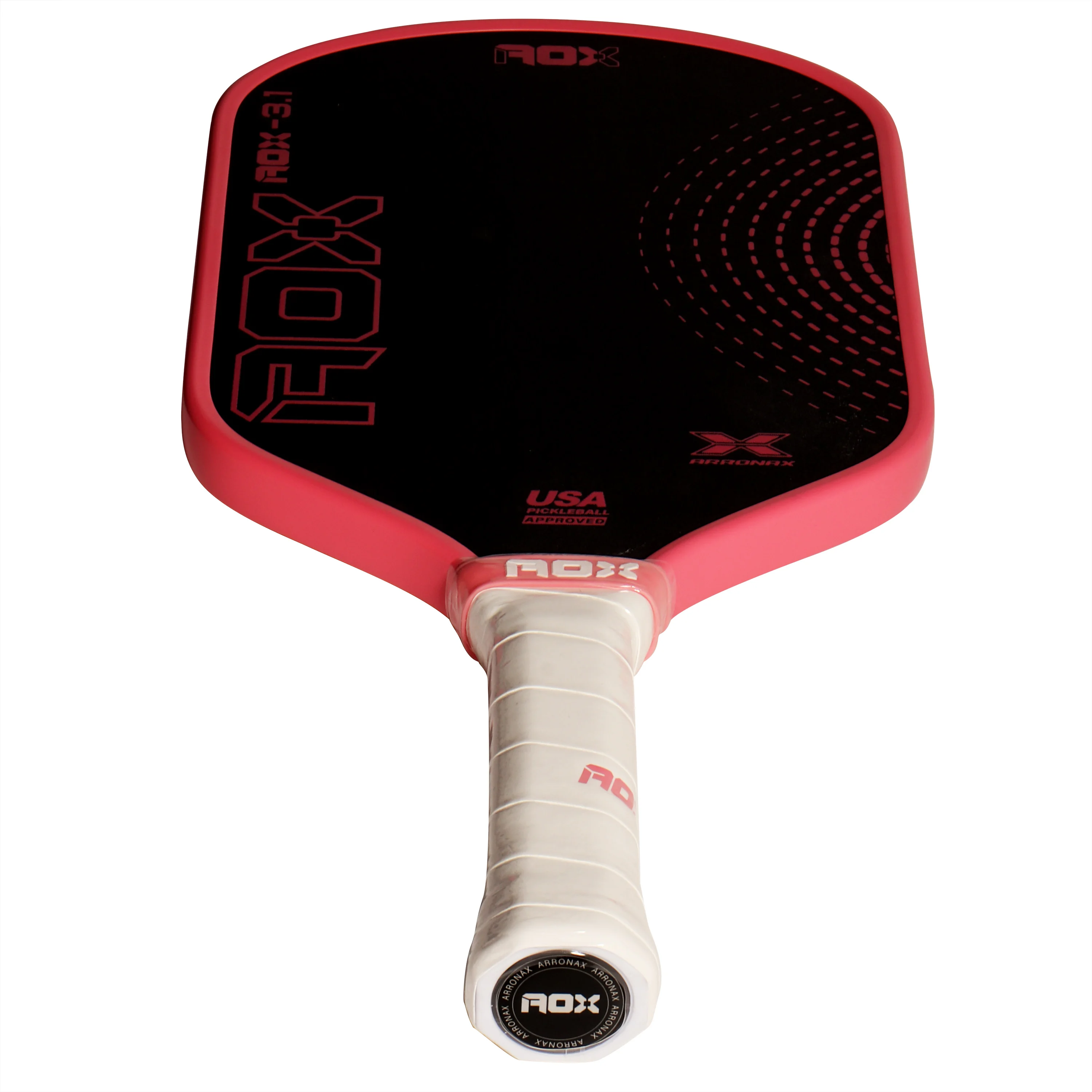 ARRONAX-Long Grip Hot Press Integrated Carbon Fiber Pickleball Paddle, Lightweight, 16mm Thickness, High Quality