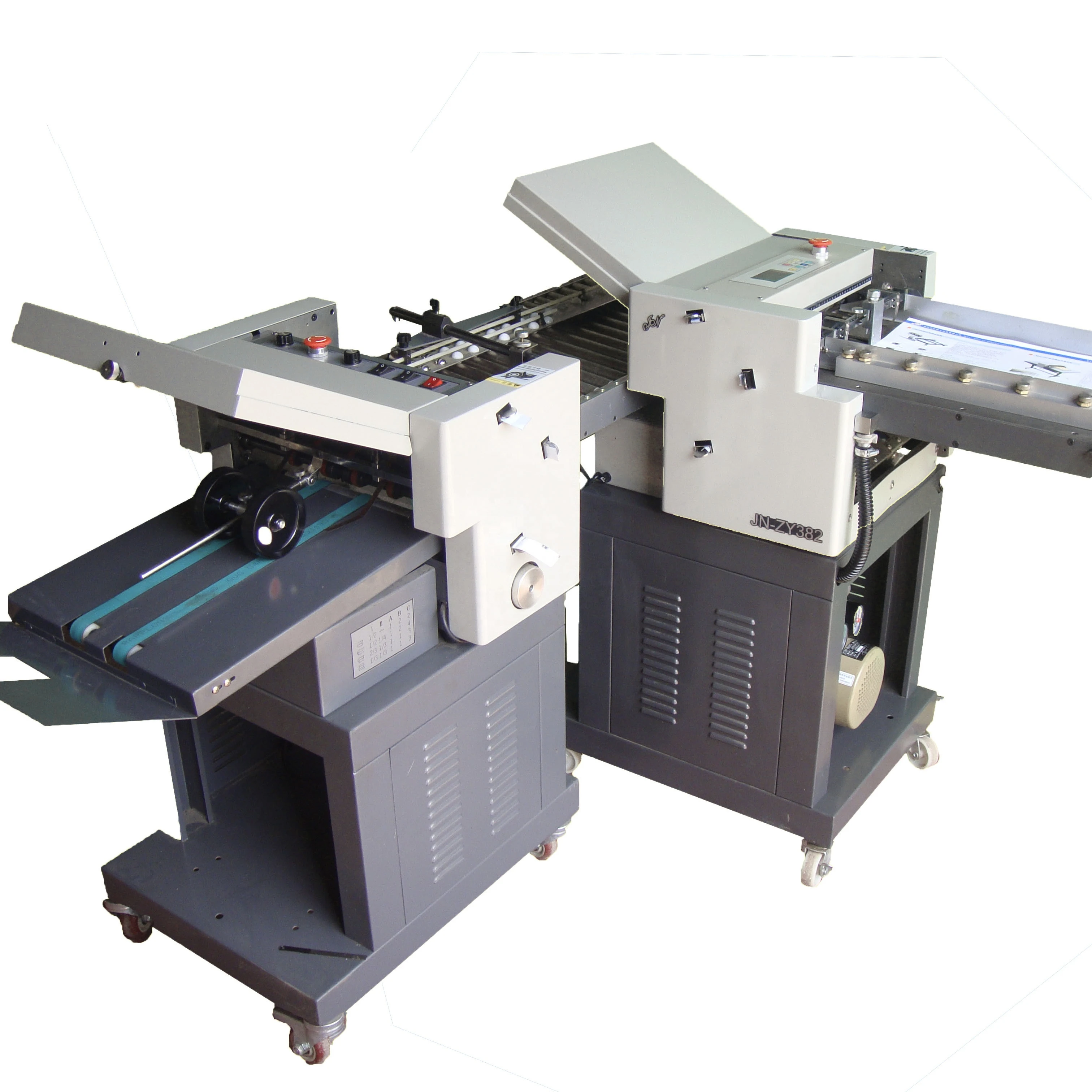 380+ 380mm A3+ Automatic Paper Folding Machine with 2 Parallel and 2  Featuring Engine & PLC Components
