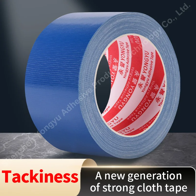 Blue heavy-duty pipeline tape, flexible, residue free, hand torn - batch value for repair suitable for indoor and outdoor use