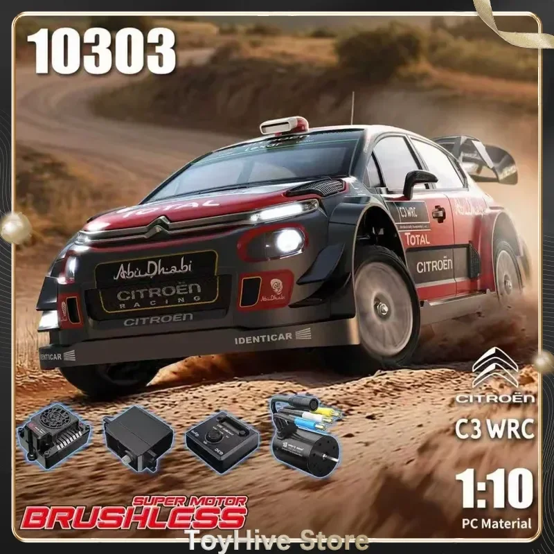 【Op voorraad】MJX 10303 Hyper Go 1/10 Rc Auto Citroen C3 Endurance Race Simulatie van High-Speed 4wd Drift Car Klimwagen