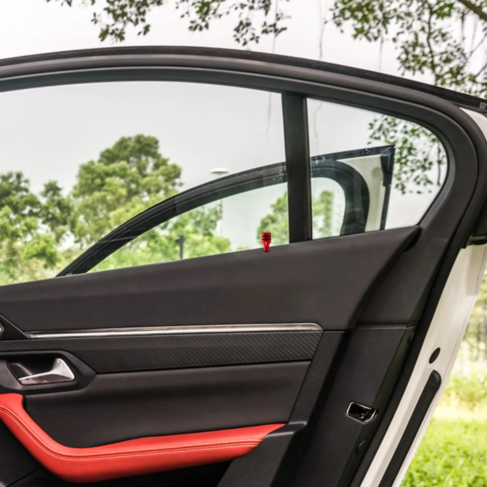 

Car Door Lock Knob Aluminum Alloy Sturdy Auto Inner Door Pull Decor Universal Lock Pin for Car Truck Pickup Vehicle Accessories