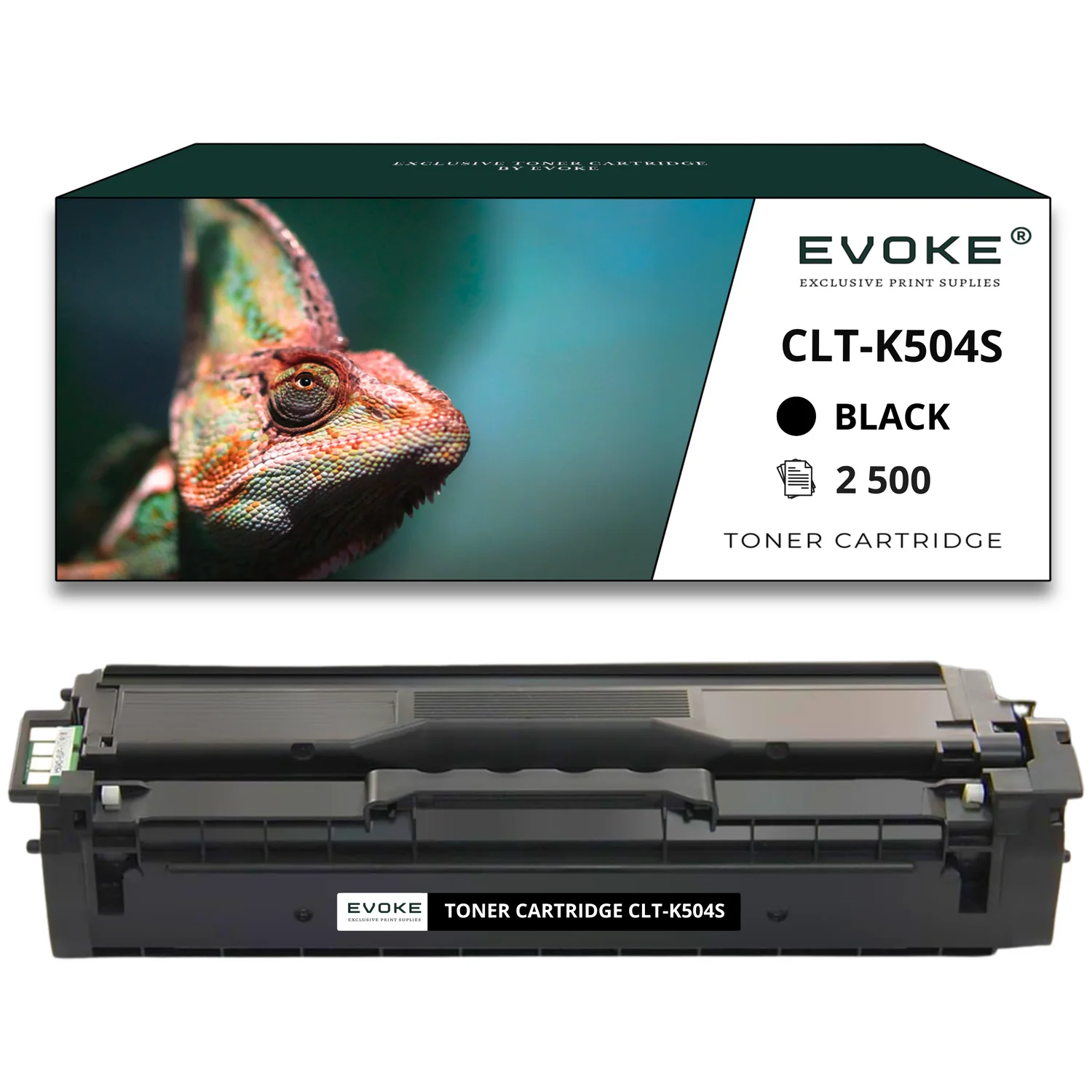 Evoke Compatibele Toner voor Samsung Clt-K504S Cltk504S Zwart 2500 Pagina's Clp-415 Clx-4195 Clt-C504S Clp-415N Clx-4170 Sl