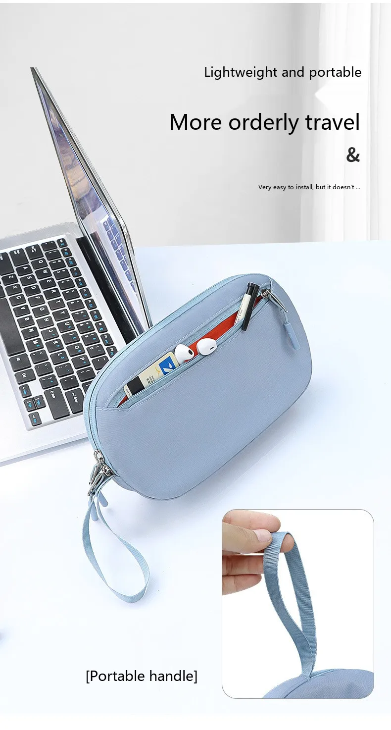 Digitale Gadget-Aufbewahrungstasche Leichter Kabel-Organizer für Powerbank und USB-Ladegerät – Detail 8