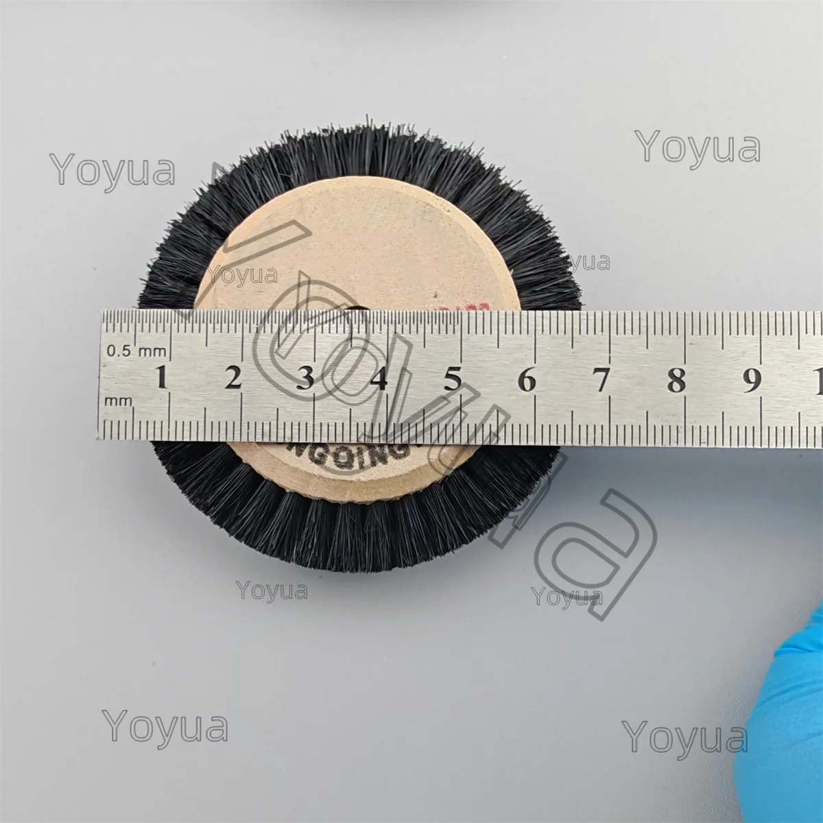 30 قطعة 66 مللي متر 2C مختبر الأسنان تلميع فرش الأسود الخشن التلميع جلخ عجلة تلميع للمجوهرات أسنان تلميع