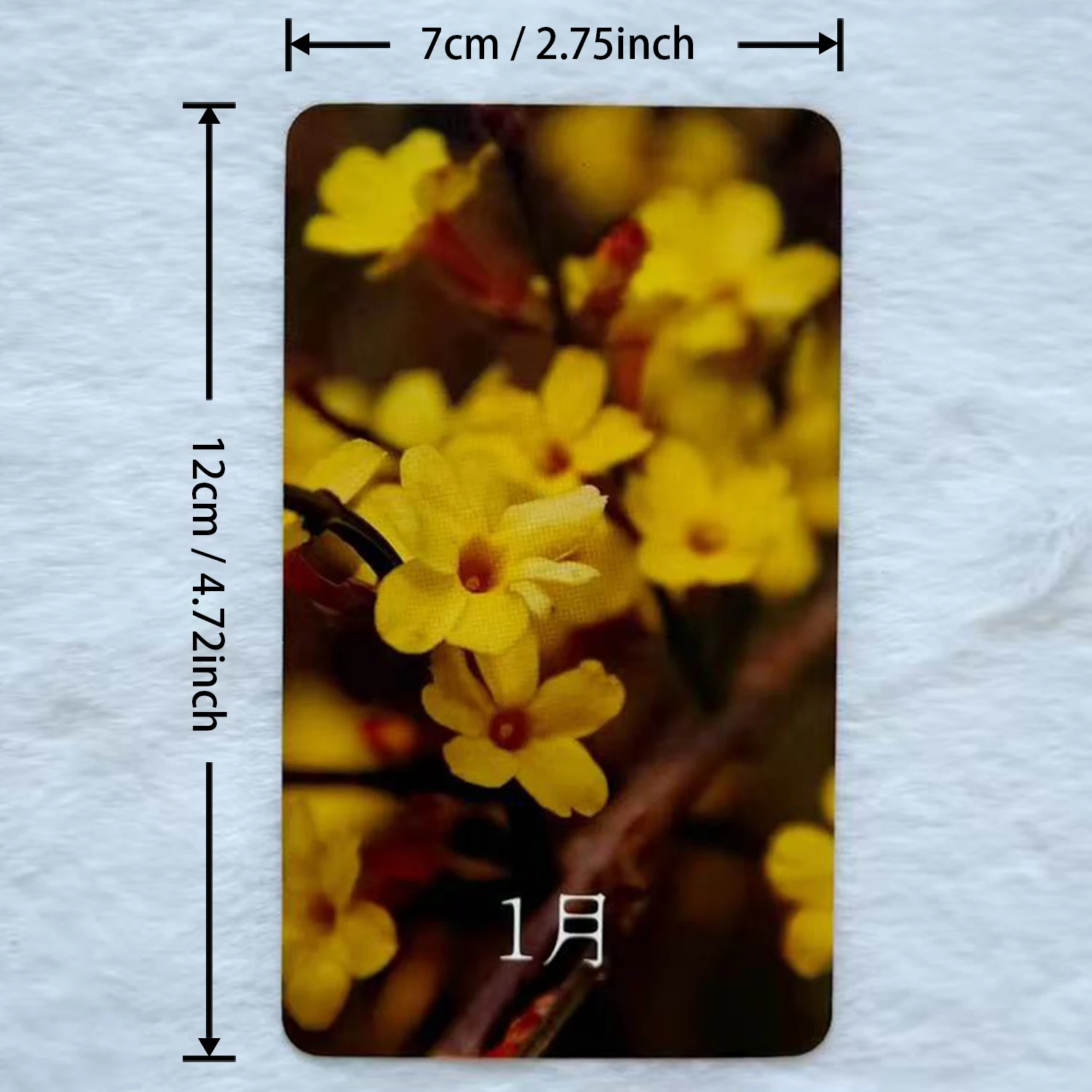 سطح أوراكل الزمني الياباني، 54 بطاقة ذات طابع زمني للاكتشاف الذاتي والعرافة والتنبؤ والتوجيه الروحي، 12 × 7 سم