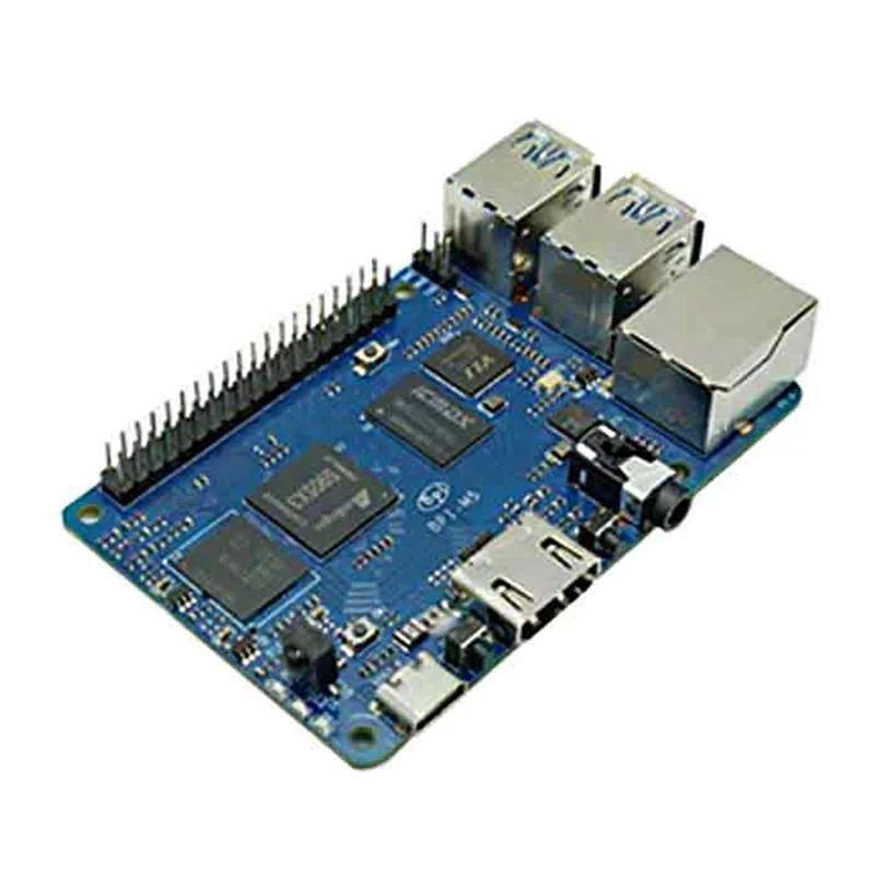 Para banana pi bpi m5 placa de desenvolvimento + caso 4gb lpddr4 + 16g emmc s905x3 executar android 9.0 e linux