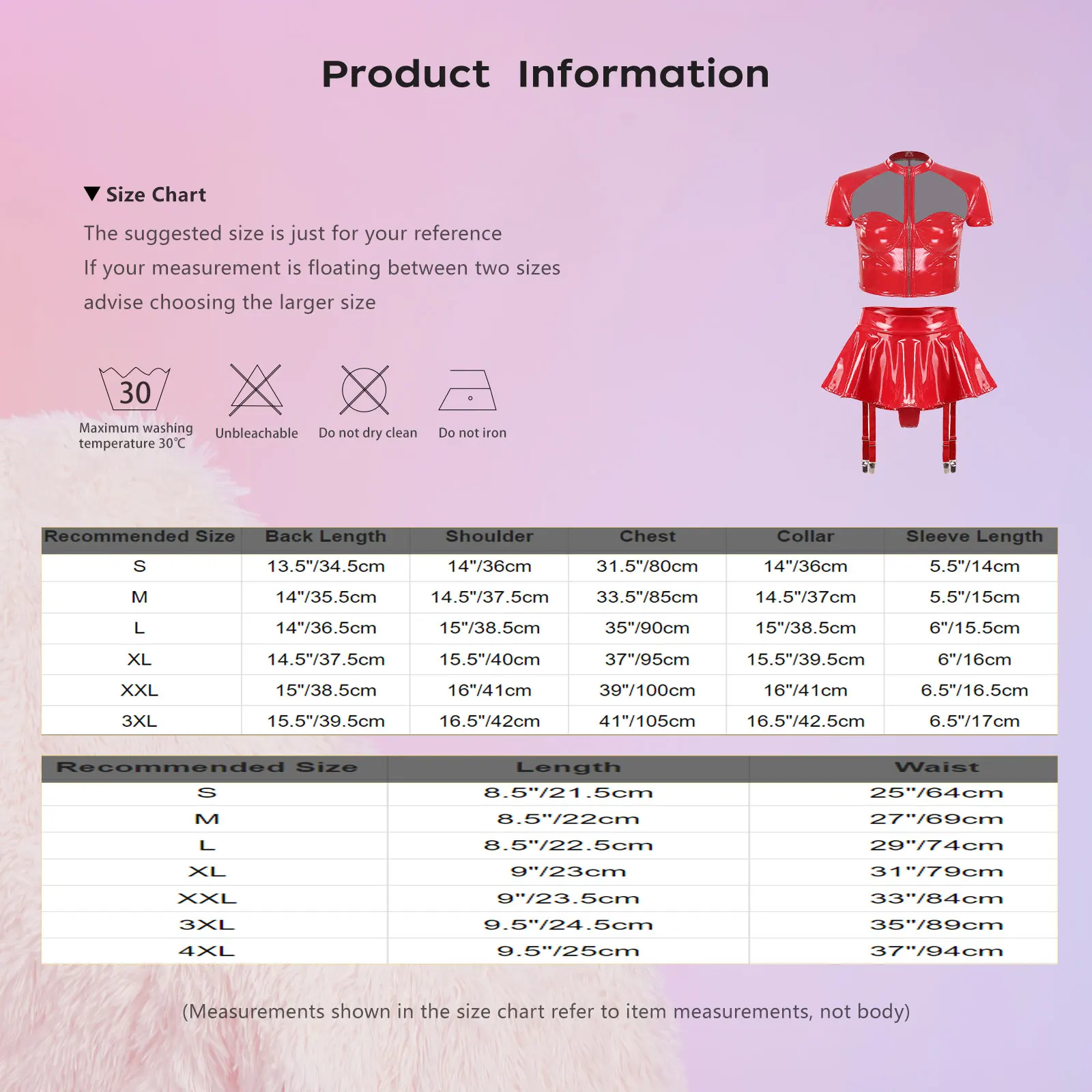 Womens Wet Look PU Leather Lingerie Set Push-up Underwire Cutout Short Sleeve C… - Image 4