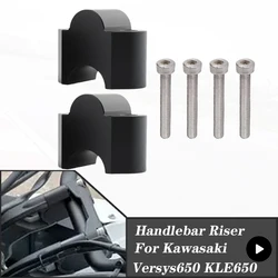For Kawasaki Versys 650 KLE650 2013-2021 Motorcycle Handlebar Riser Handle Bar Raiser Clamp Backs Versys650 KLE 650 13-21