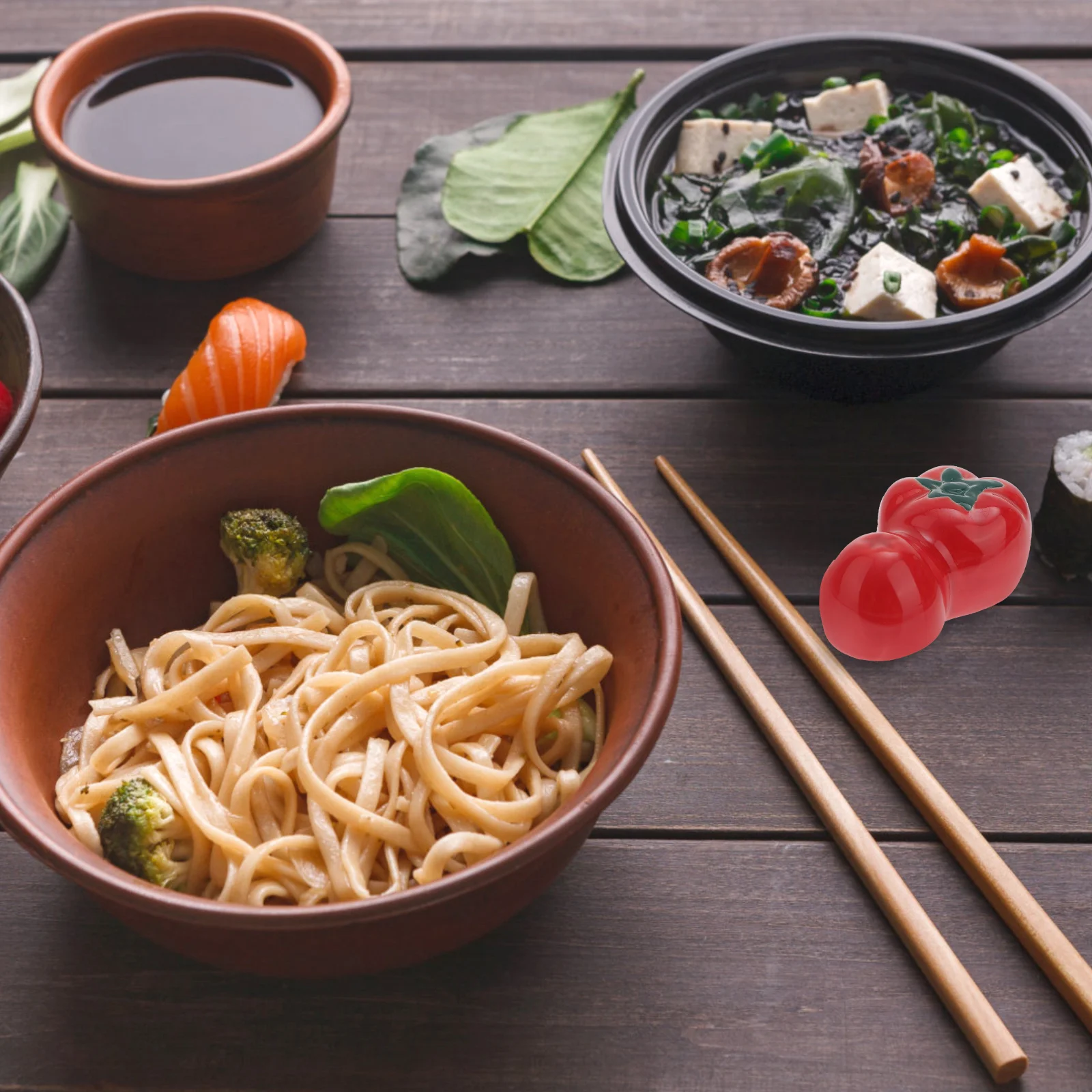 

4Pcs Creative Chopstick Holders Ceramic Chopsticks Rack Stable Chopstick Stand for Dining Table Decoration