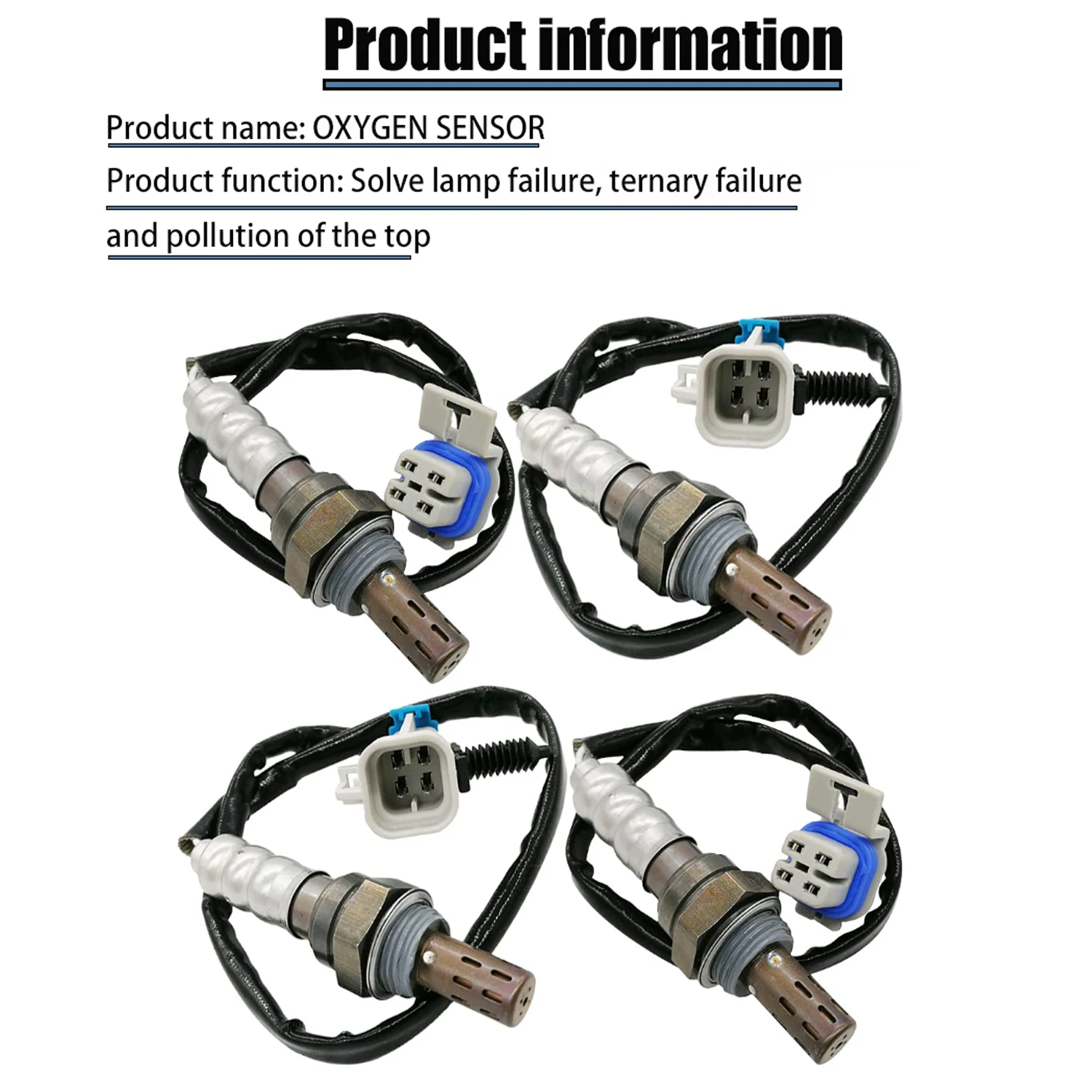 4X Upstream Downstream Oxygen O2 Sensor 1 2 Bank 1 2 For Chevrolet Suburban 1500 2500 2008 - 2013 GMC Sierra 2500 HD 2009 - 2011