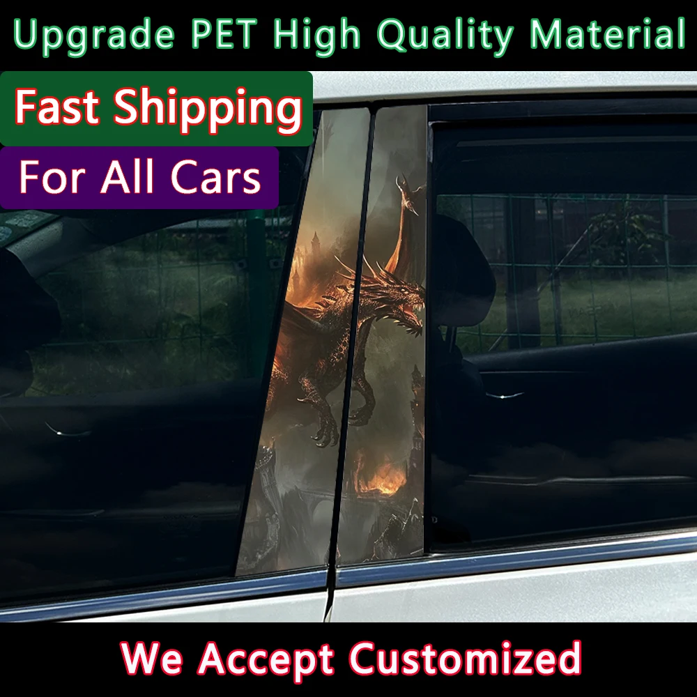 1PC/2PCS Fire Drago…