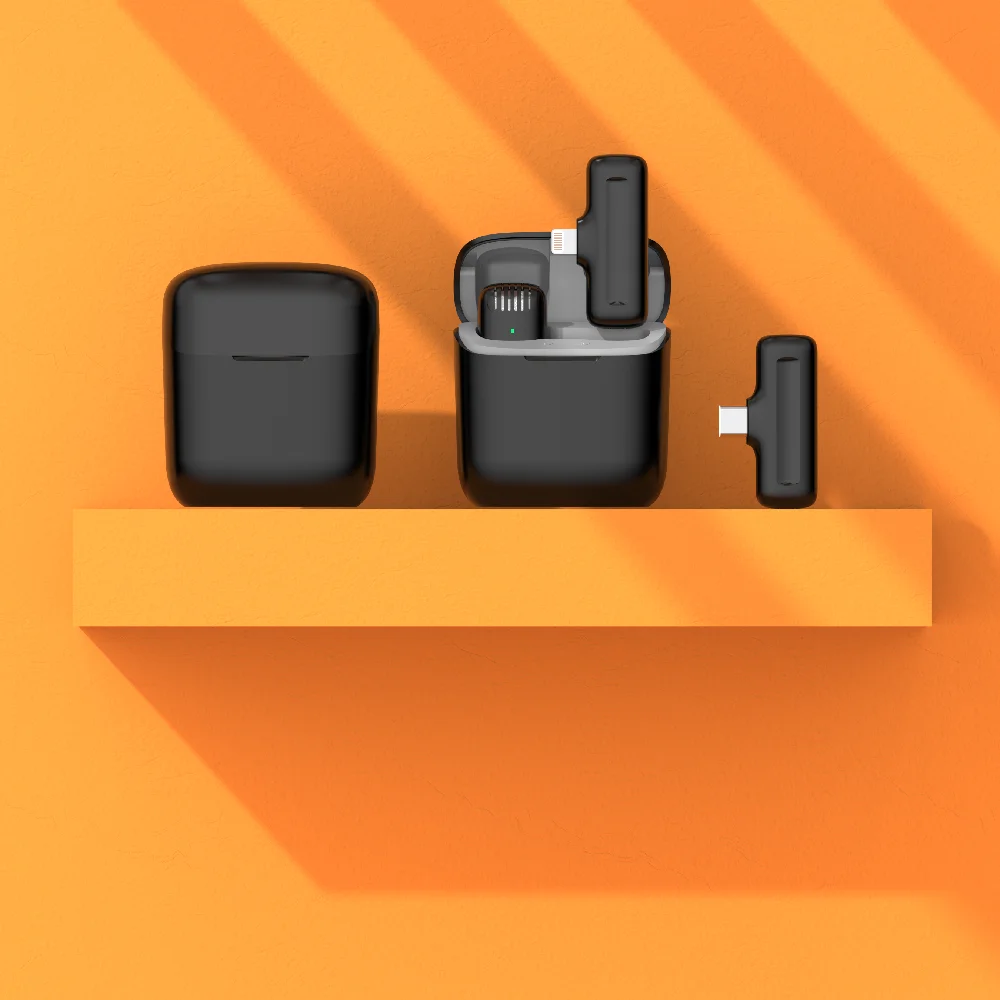 Wireless Lavalier Microphone Live Streaming Tiktok Phone Microphone Outdoor Video Shooting Vlog foodie Live-streamer Microphone