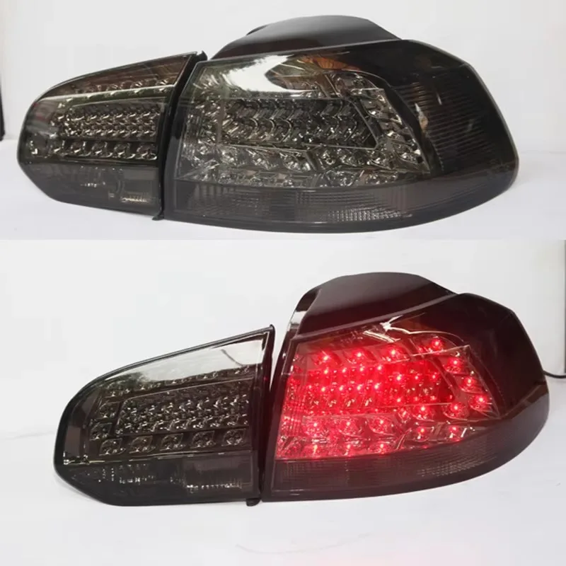 

Задние фонари LED для Volkswagen Golf 6, дымчатые, черные, 2010-2013 годов выпуска.
