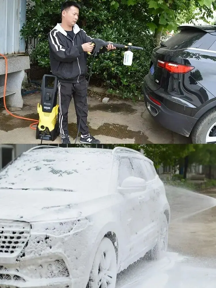 Auto Schuim Wassen Sneeuw Schuimlans Schuimmondstuk Schuimkanon Schuimgenerator voor Daewoo Hamer Karcher Huter Makita Hogedrukreiniger - afbeelding 2