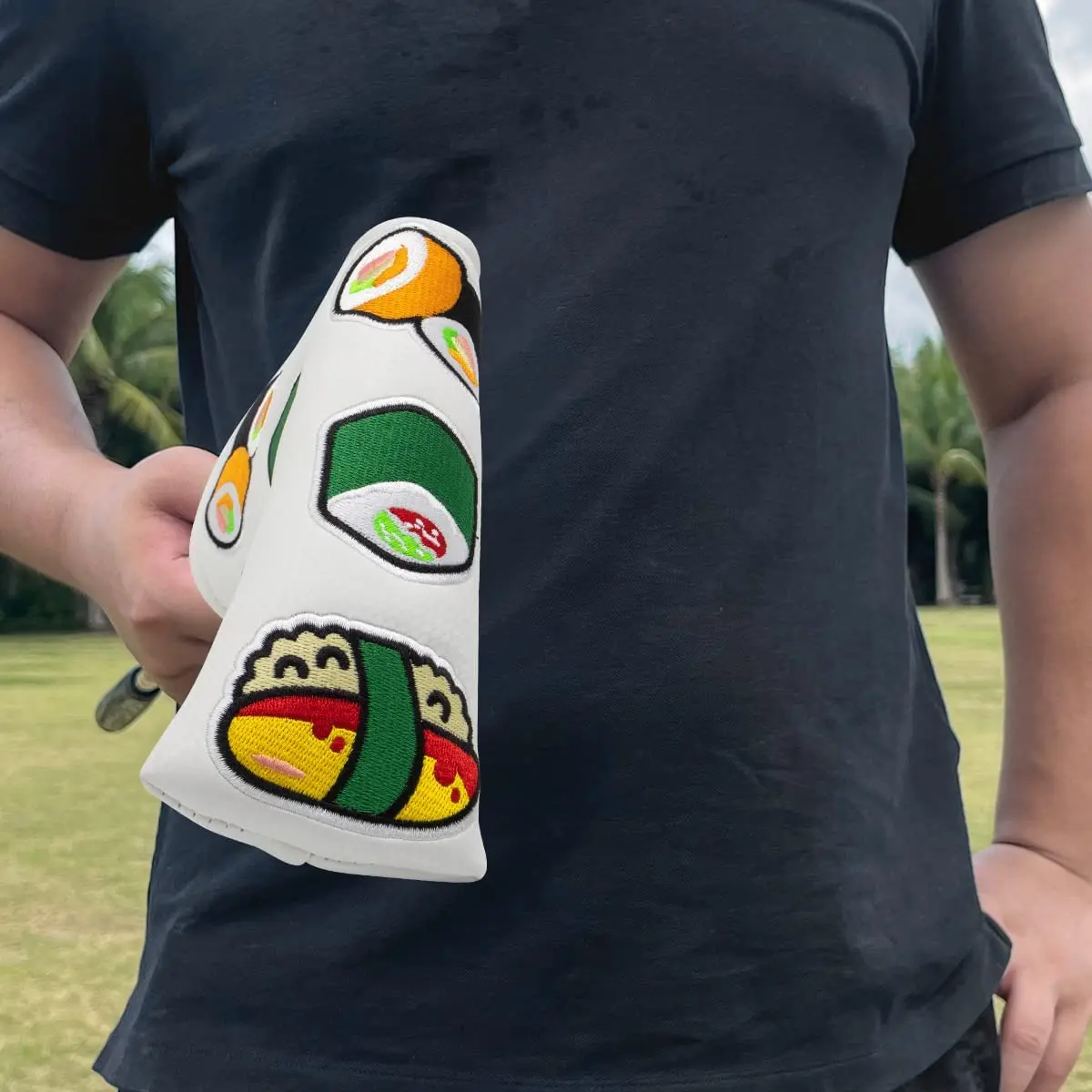 Golf Blade Putter Cover Japanese Sushi Style  GOLF Headcover, Magnetic Golf Head Cover for All Brand Golf Putters