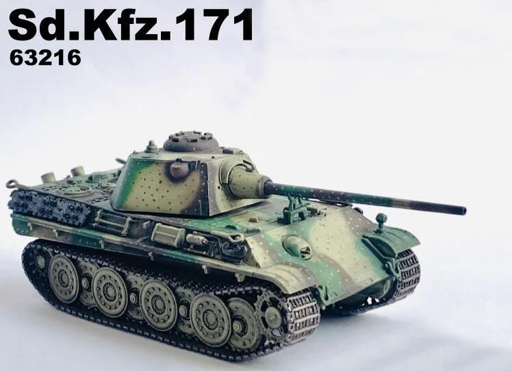 1/72 German DG63216 Sd.Kfz.171 F-tank model  Finished product collection model