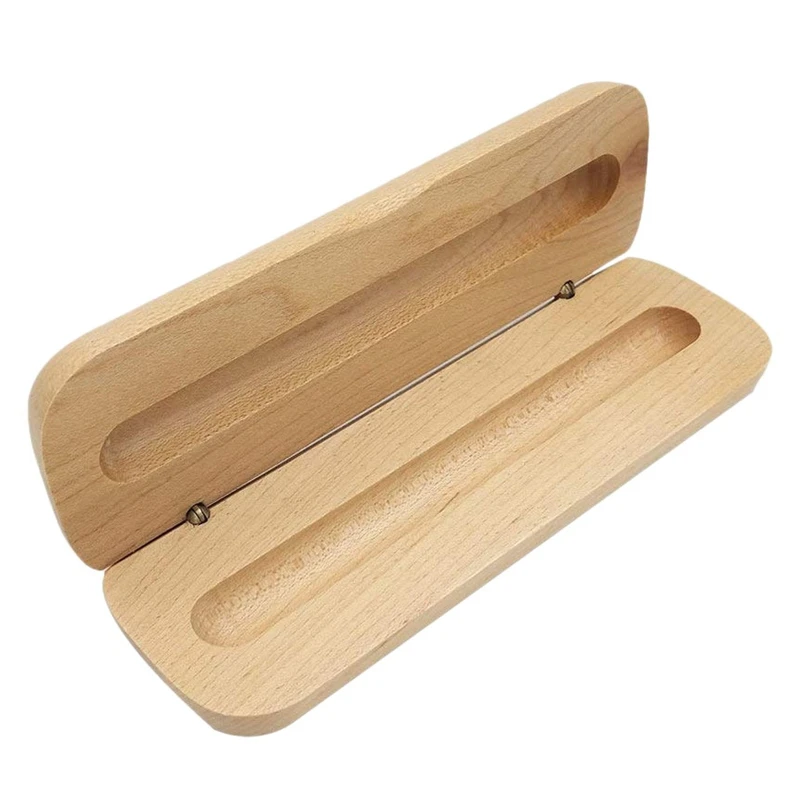 

Wood Pencil Box Single Pen Case Wooden Pencil Box Fountain Pen Case Stationery Pen Bags Wooden Jewellery Box