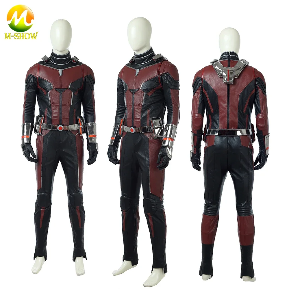 Superhero Ant  And Wasp Quantumania Cosplay Outfit Scott Lang Suit  Carnival Halloween Costumes for Adult Men