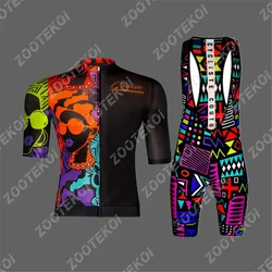 Chaise Pro Team Jersey Set Mens Cycling Clothing Short Sleeve Kit Race Riding Uniform Summer Road Bike Ropa Ciclismo Hombre