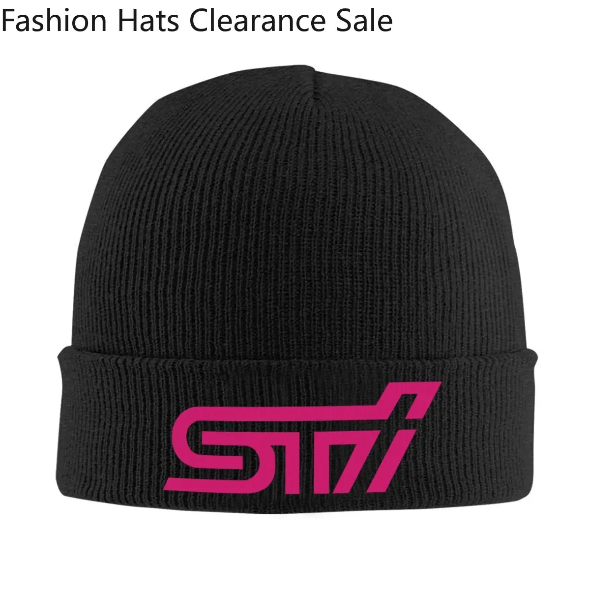 

Subaru-STI Warm Knitted Cap Fashion Bonnet Hat Autumn Winter Outdoor Beanies Hats for Unisex Adult