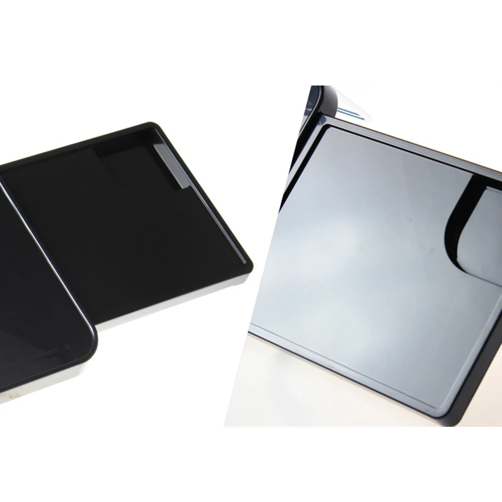 

Foldable Laptop Desk Computer Holder Backseat Beverage Food Tray 4cm Thin Space-Saving Table for Office Travel Easy Install