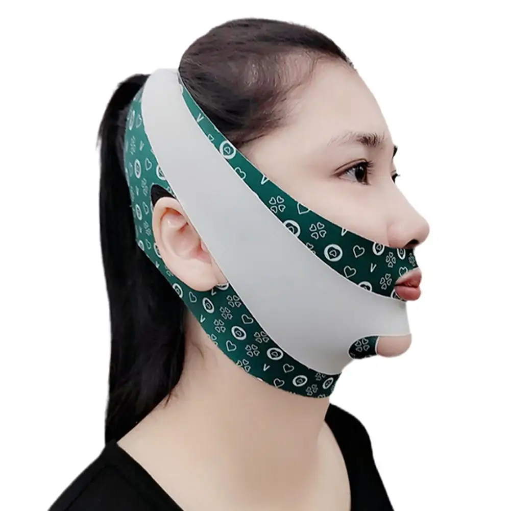 V Linha Rosto Emagrecimento Bandagem, Shaper Rosto, Levantamento Massagem, Anti Strap, Rugas Da Pele, Ferramentas De Queixo, Cinto Redutor, Duplo J2y6