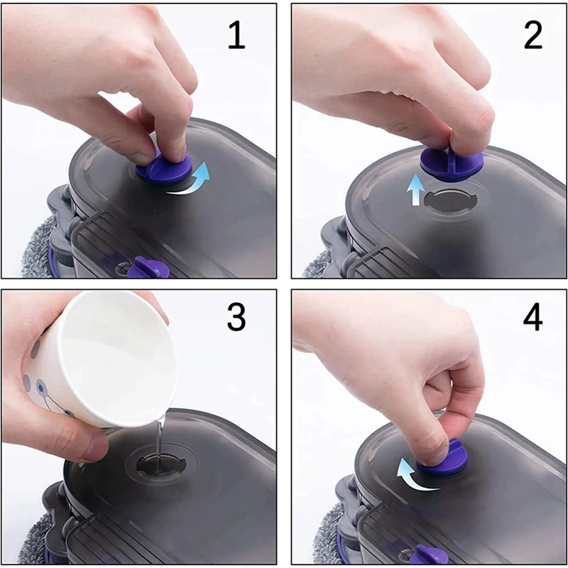 Ersatzteile für elektrischen Moppkopf für Dyson v7 v8 v11 v10 v15 Staubsauger Nass-und Trockenmopp-Reinigungs kopf mit abnehmbarem Wassertank