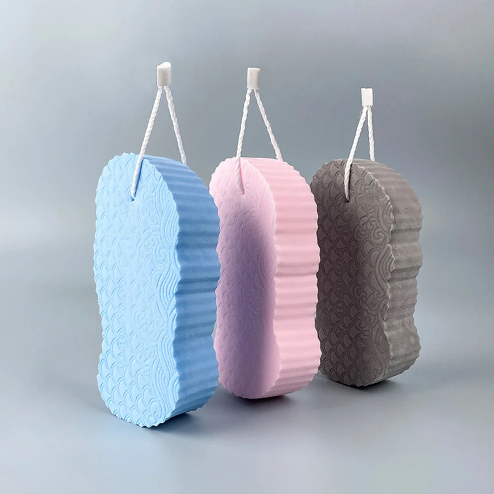 

3pcs PVA Bath Sponge for Shower Baby Kids Bathing Face Cleaning Natural Home Travel Use Soft Skin Cleanser