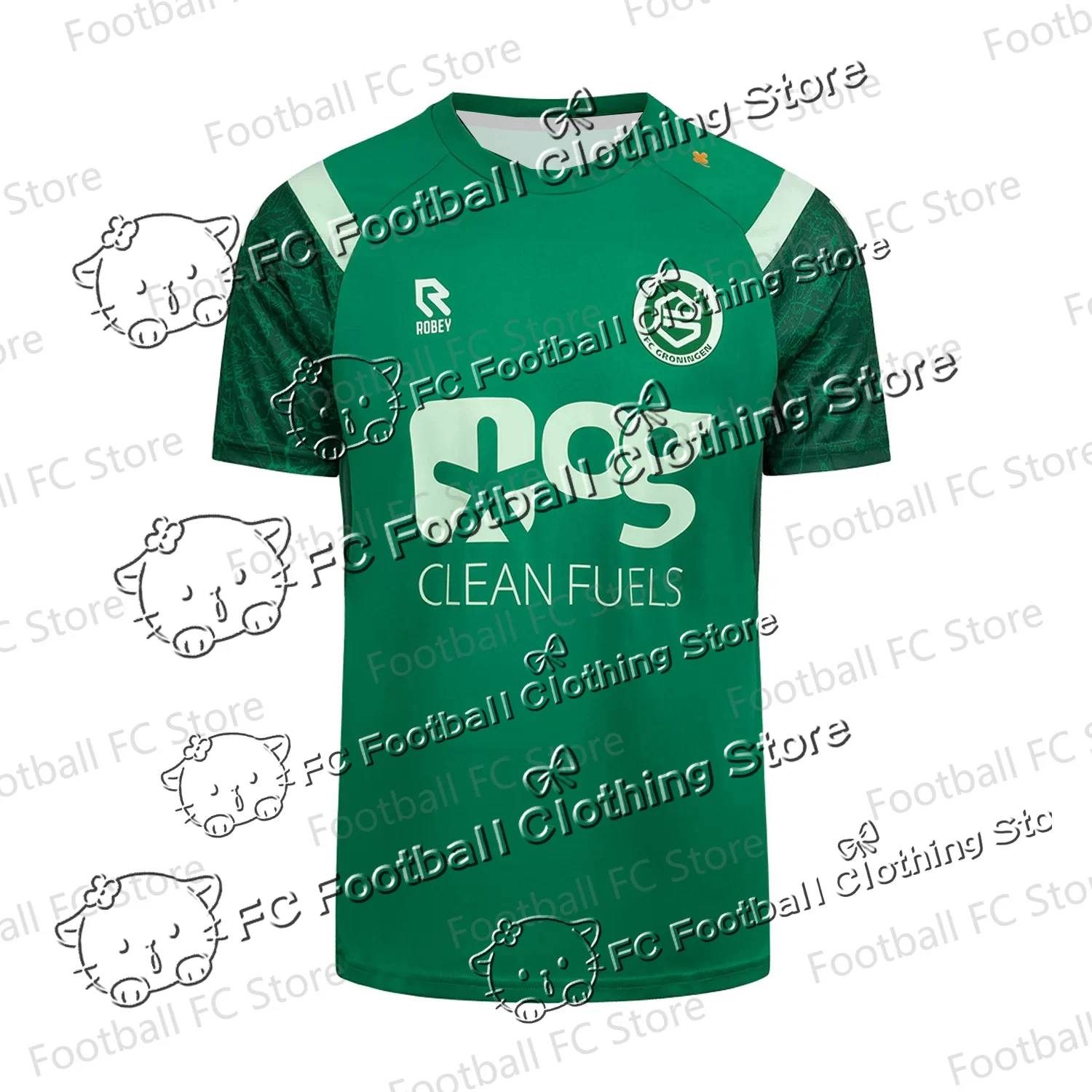 

New Arriavl 24_25 Netherlands Groningen x Gronings Sport Training Uniform Home_Away Kit Foot Sport T-shirt For Adult_Kids