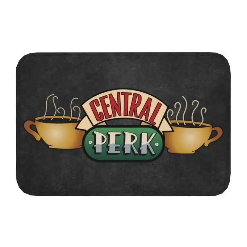 Central Perk Friends Front Door Mat Anti-Slip Indoor Waterproof TV Show Doormat Kitchen Balcony Entrance Rug Carpet