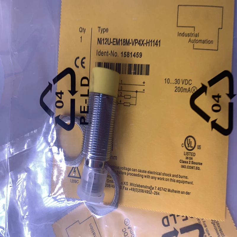 

New Proximity Switch Sensor in Stock NI12U-EM18-VP4X-H1141 High Quality Seller One-year Warranty