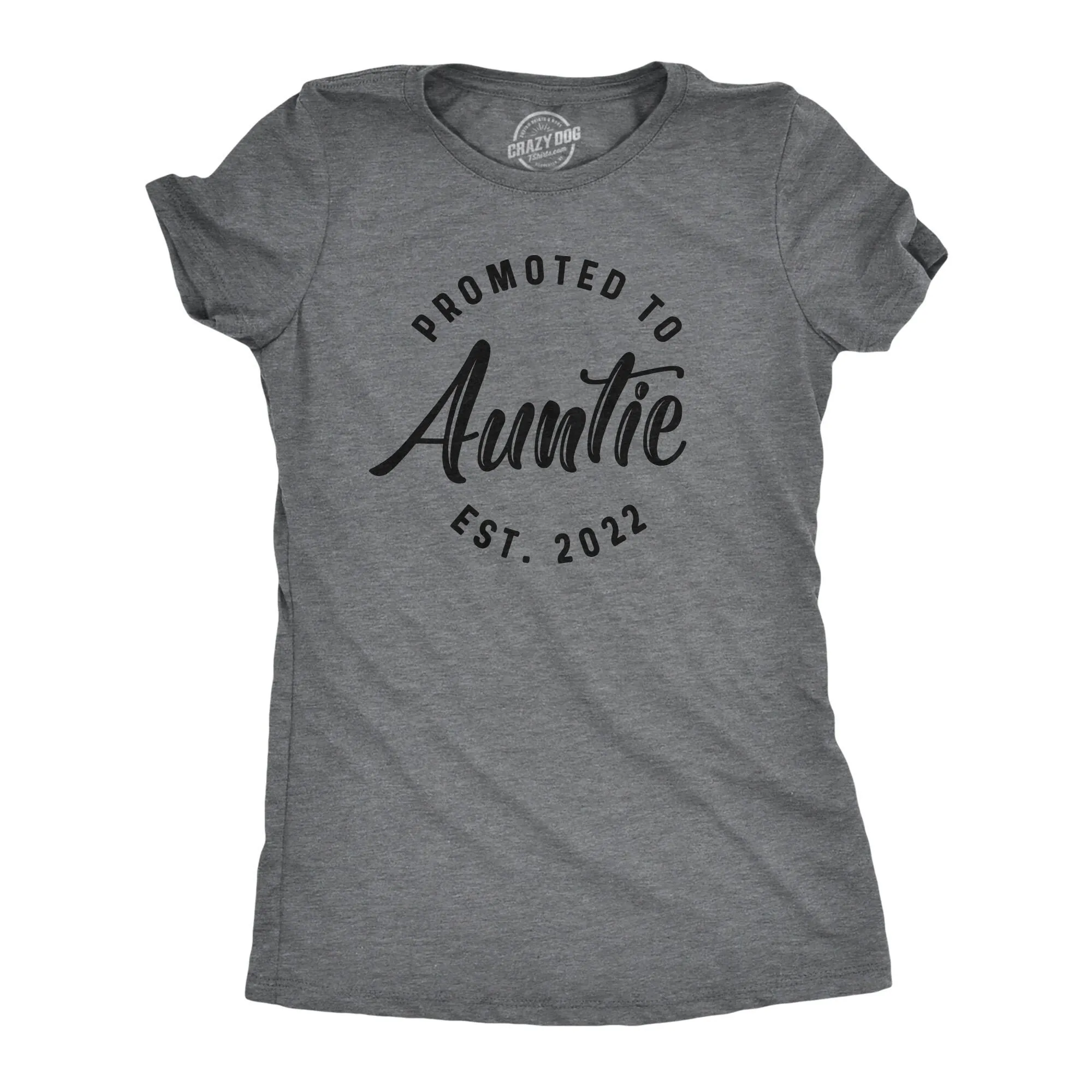 Promoted To Auntie 2022 Funny Aunt T Shirt For Women Cute S Aunts