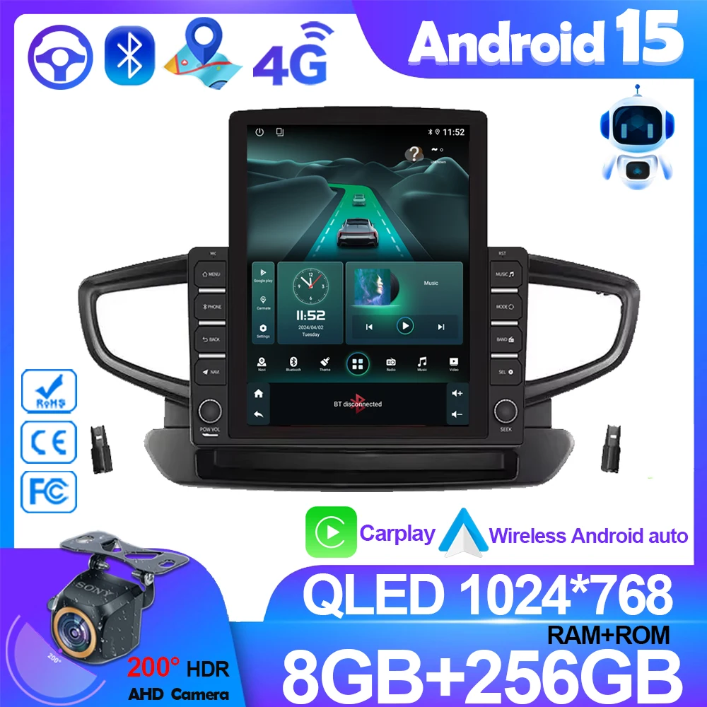9.7''Android15 Gps …