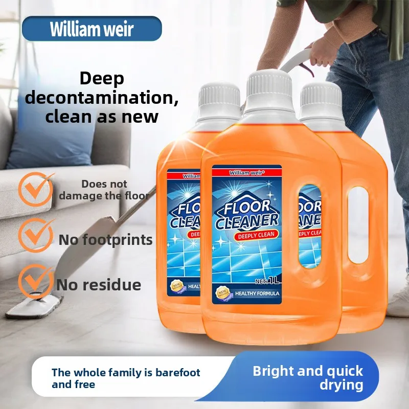 Powerful floor cleaner,kitchen tile and wooden floor descaling and cleaning agent,hotel polishing and brightening mopping liquid