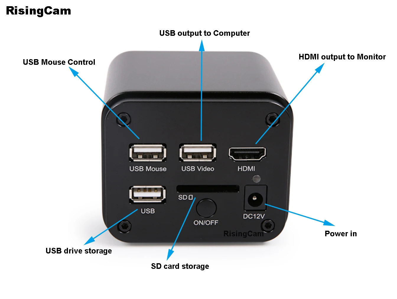 Hochsensible 1080p HD 60fps HDMI- und USB-Ausgang Digitale Mikroskopkamera HDMI mit IMX385 1/2' CMOS-Sensor – Detail 12