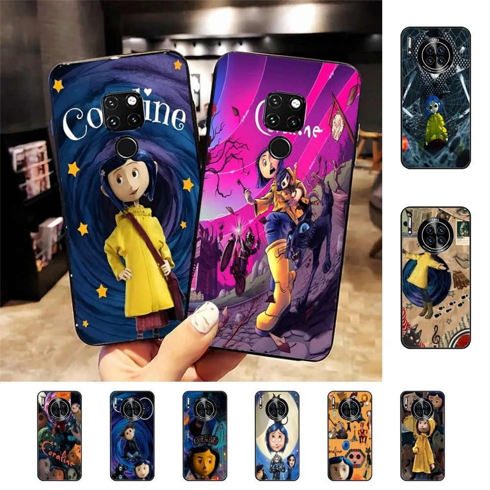 Anime C-Coraline Phone Case For Huawei Mate 10 20 30 40 50 Lite Pro Nova 3 3i 5 6 SE 7 Pro 7SE