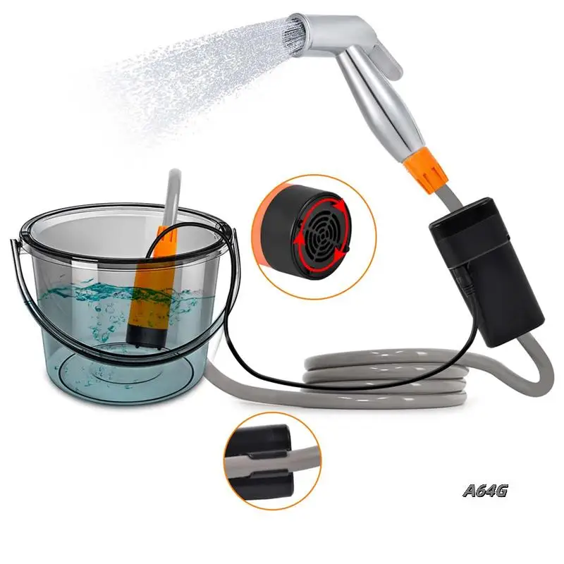 

Car Washer Car Washing Portable Electric Shower Rechargeable Bathing Pump For Outdoor Sport Travel Camping Shower