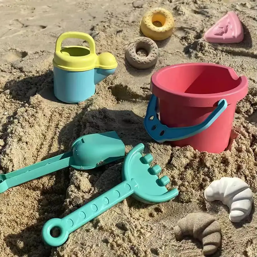 

Summer Beach Sand Toys Set Wheat Straw Sand Toys Eco-Friendly Bulldozer Excavator Tools High Quality Beach Play Set