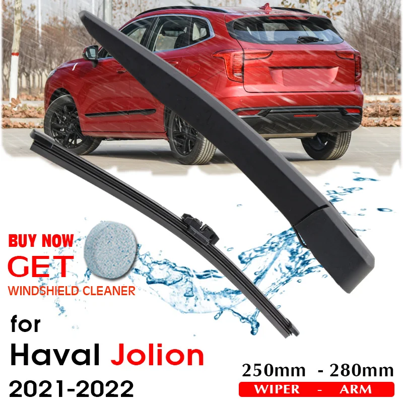 

BROSHOO Car Rear Wiper Blades Back Windscreen Wiper Arm 250mm For Haval Jolion 2021 2022,Windshield Auto Styling