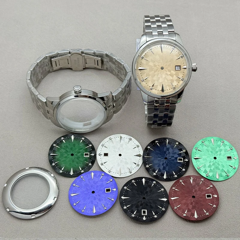 

40mm Cocktail Case Stainless Steel Watch Case To Modify Mechanical Watch Replacement Cases for NH34 NH35 NH36 4R 6R 7S Movement