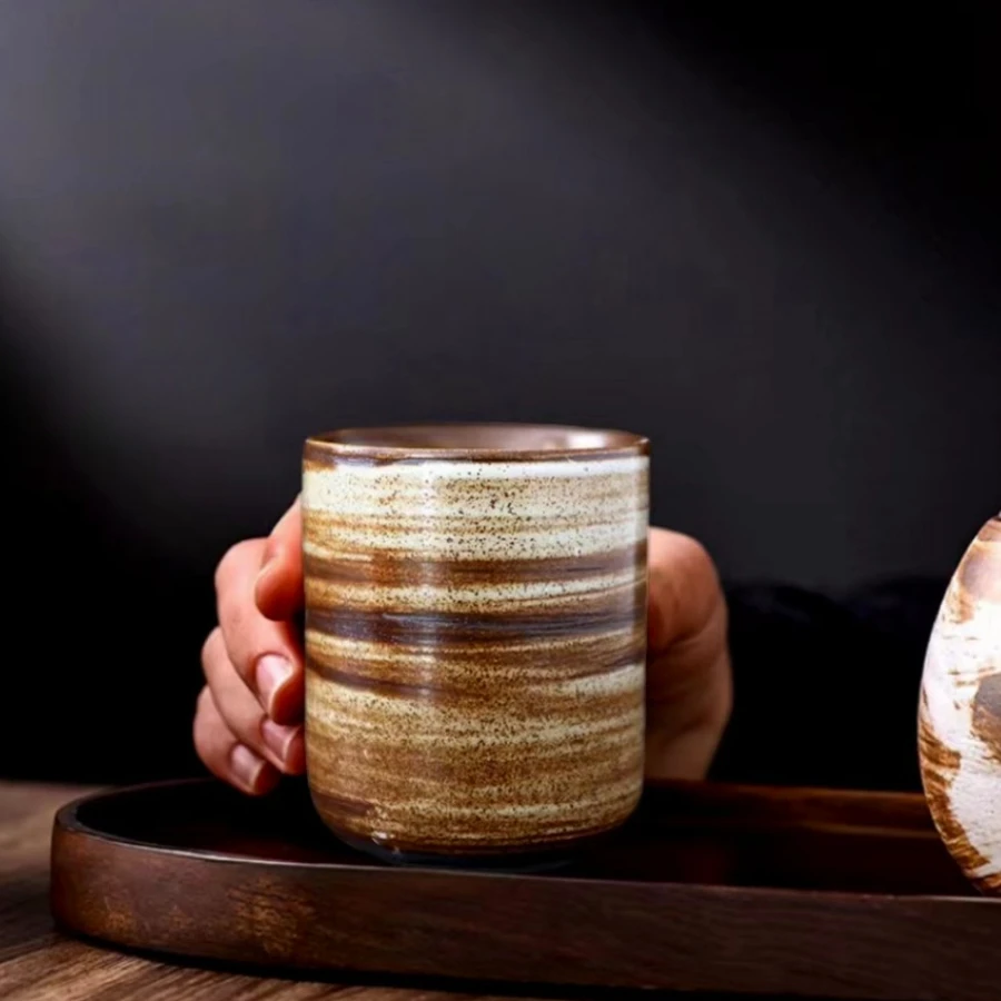 Hand bemalte Keramik Retro kreative Ofen änderung infundiert Wachs Aroma therapie Tasse Master Tasse Tee tasse Kaffeetasse Weizen Tee tassen