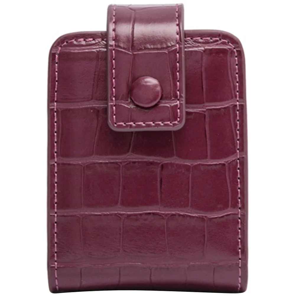 

Women Lipstick Holder Mirror Small Pouch Vintage Travel Makeup Case Mini Bag Organizer Practical