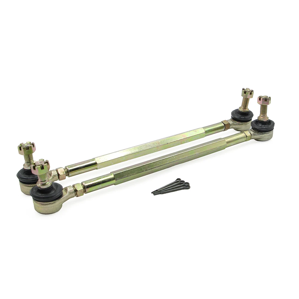 1 Pair Steering Tie Rod Kit M10 Ball Joint For 50 70 90 110 125 150 200 250cc ATV Electric Quad Go Kart UTV Buggy 4 Wheeler Part