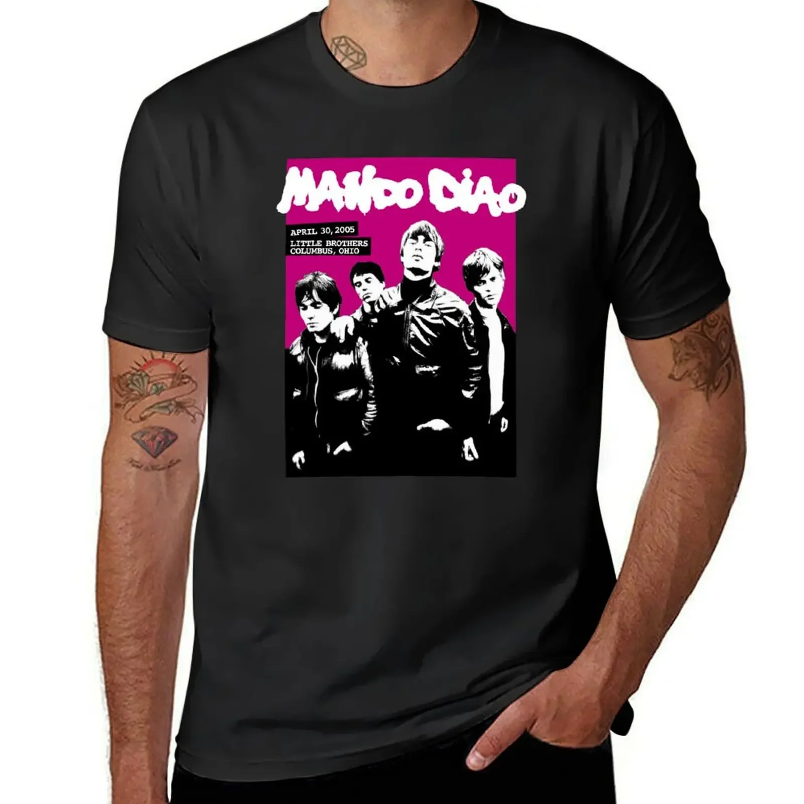 Mando Live In Columbus T-Shirt basketball graphic tees graphic t shirt vintage men graphic t shirts