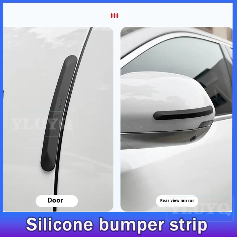 

Car Door Anti-Collision Strips 2025 Silicone Anti-Collision Stickers Scratch-Proof Protective Cover Car Interior Accessories
