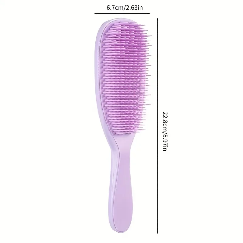 1pcs Detangling Comb Anti-static Soft Scalp Massage Hairbrush Not Knotted Anti-frizz Detachable Comb Hair Styling Tool Salon image 2