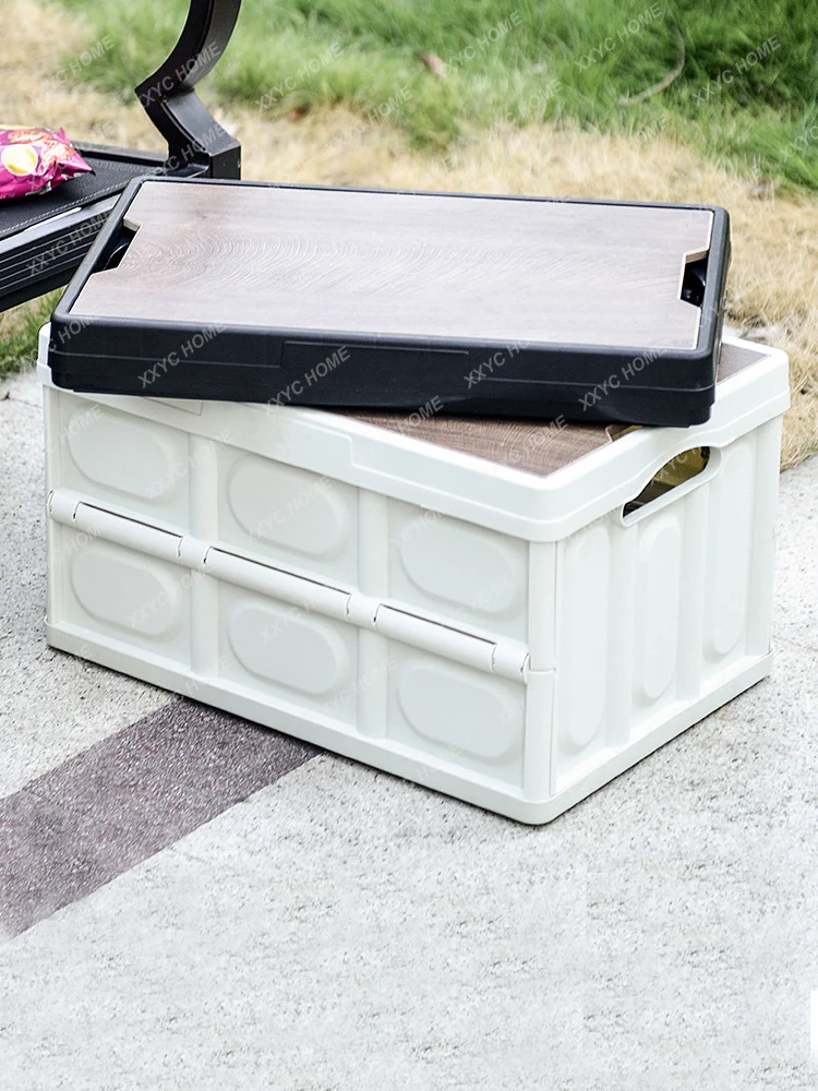 

Camping Storage Box Folding Box Household Vehicular Use Trunk Storage Box